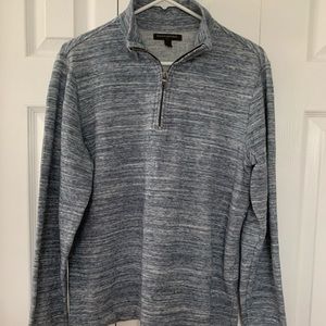 Banana Republic quarter zip pullover (blue)